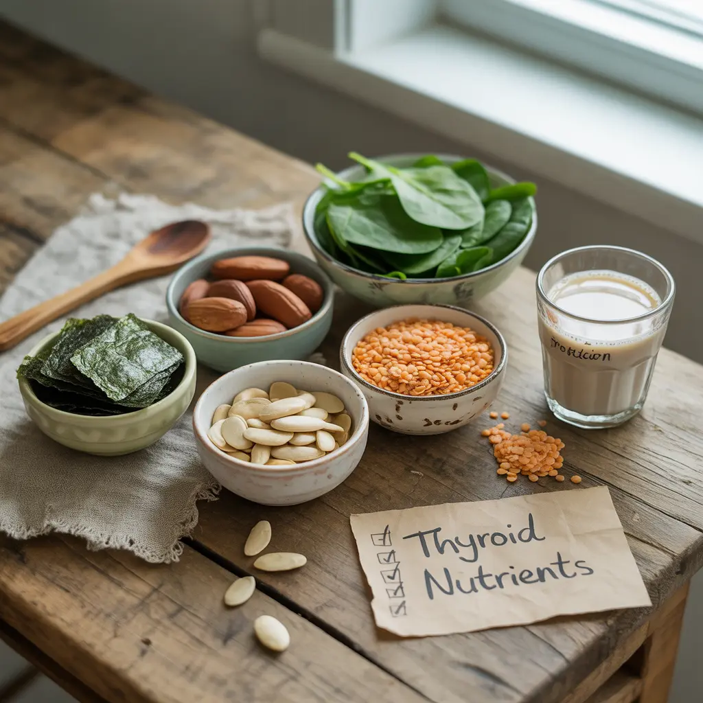 6 critical thyroid nutrients for a natural vegan diet guide