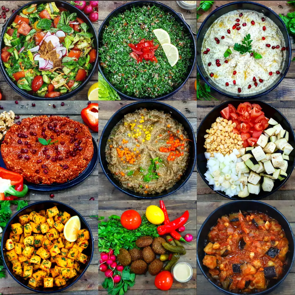 Middle east dishes Middle east dishes vegan