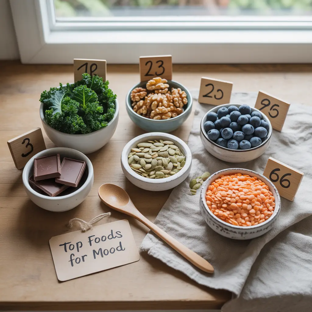 Top nutrient-dense plant foods for anti-depression and mental wellness guide