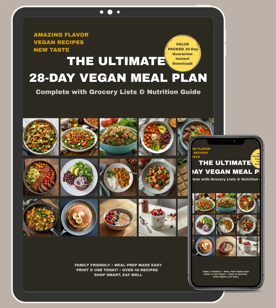 Ultimate 28-Day Vegan Meal Plan eBook