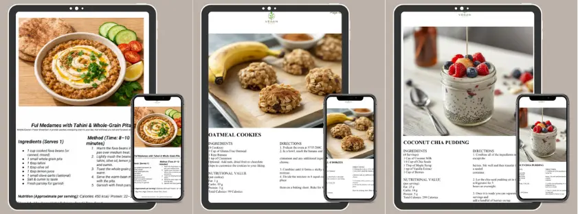 28-Day Vegan Meal Plan - Delicious Dish Preview