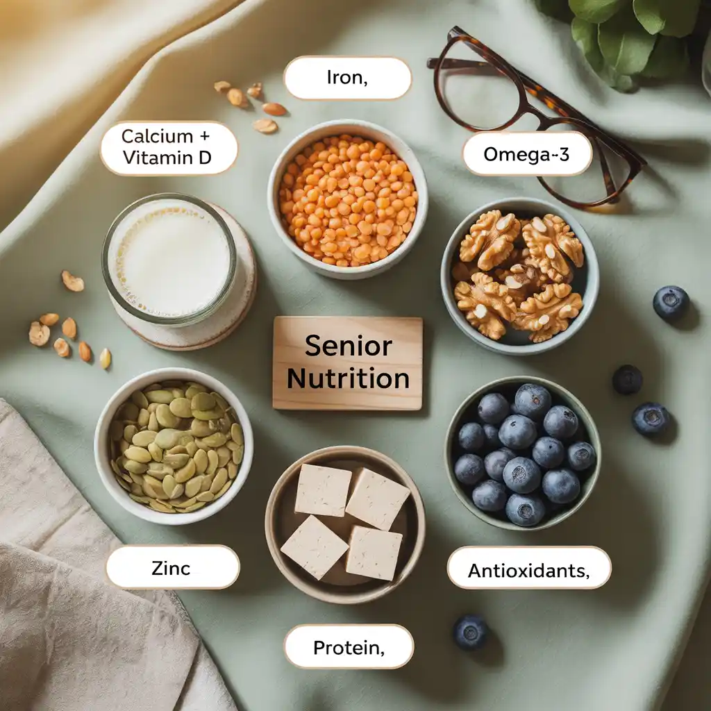6 critical nutrients for seniors on a vegan diet guide